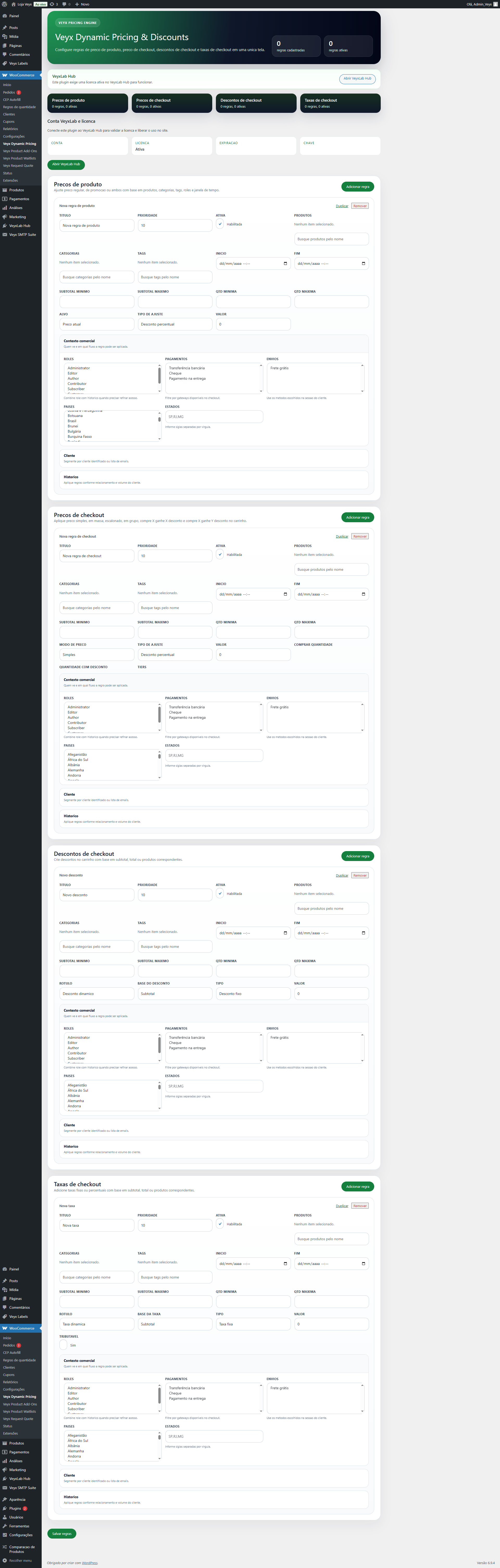 Screenshot Veyx Dynamic Pricing & Discounts